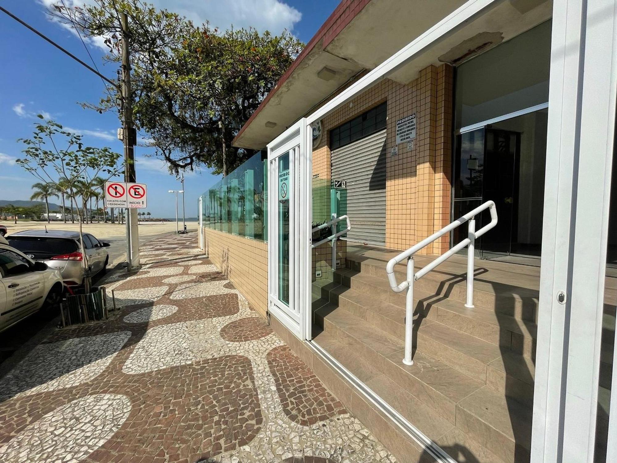 Апартаменты Ap Pe Na Areia Vista Parcial Mar Сантос Экстерьер фото
